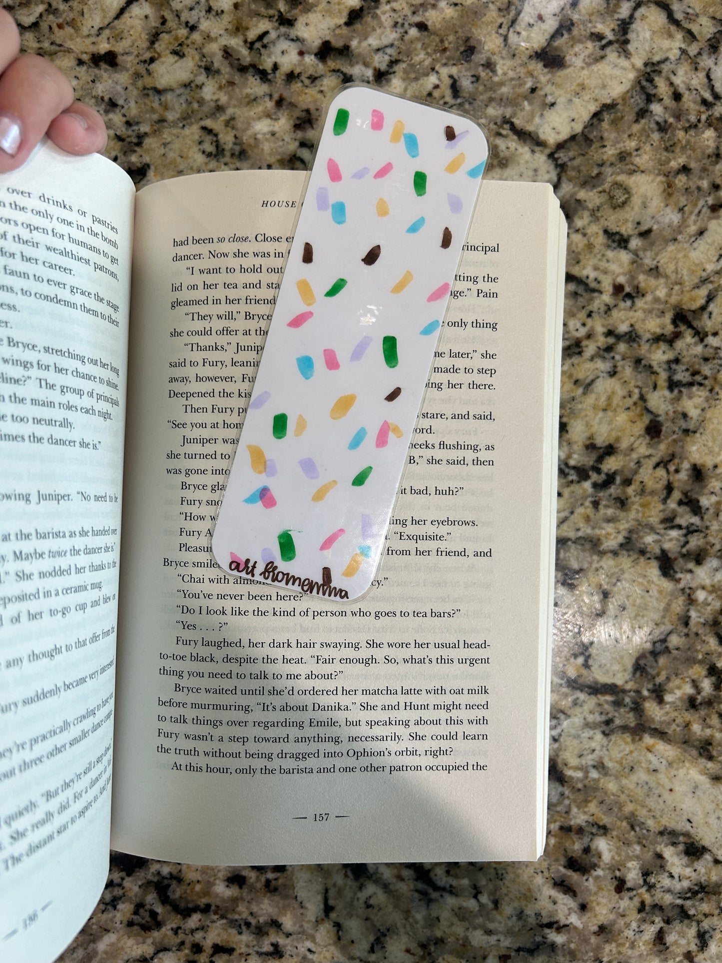 sprinkles bookmark