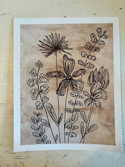 "brown wildflowers"