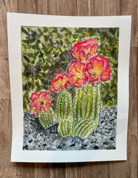 original: medium "flowers and cacti"