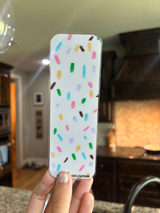 sprinkles bookmark